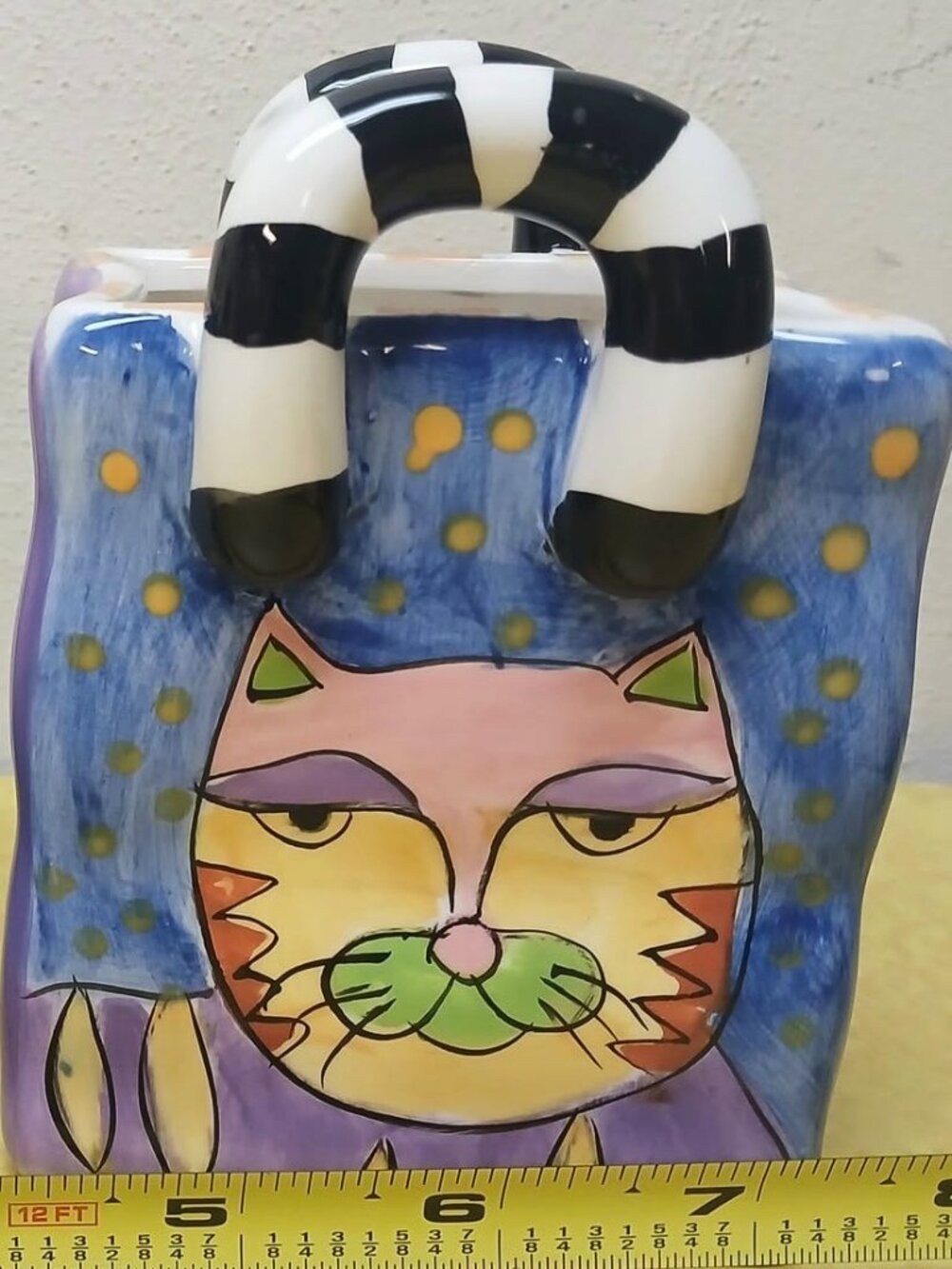 Vintage Milson & Louis Ceramic Shopping Bag Figurine SHIPS FREE